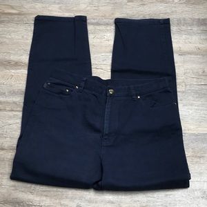Ralph Lauren SZ 14 Navy Blue Jeans (33x29) P34